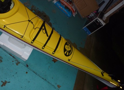 Large Fat Paddler sticker, kayak stern, Boréal Nanook