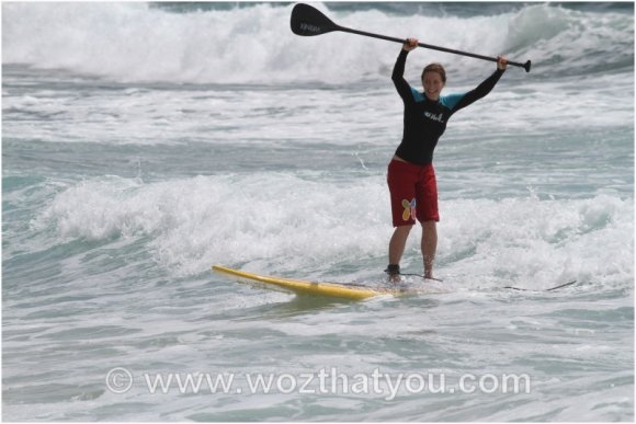 Happiness is a paddle in hand! (Photo credit: www.wozthatyou.com)