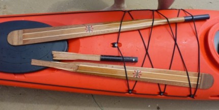 Smashed paddle - bugger!