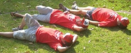 Team Fat Paddler - how they REALLY spent their day at the HCC!