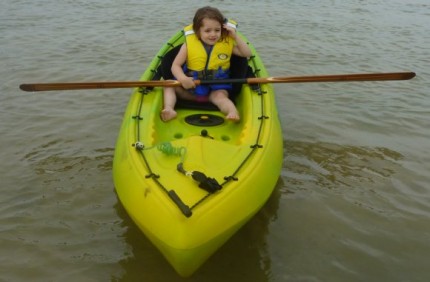 Daddy, can I have a shorter paddle next time??
