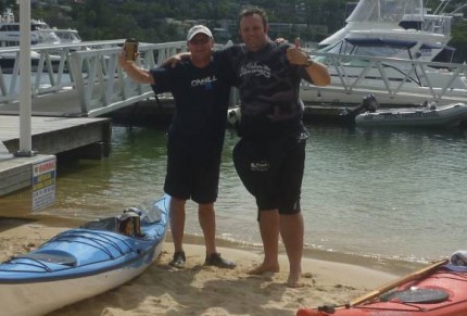 Wet and happy after a brilliant morning paddle session