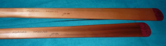 Full-length and storm-length Greenland paddles