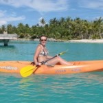 What a terrible spot to paddle! Bora Bora, South Pacific
