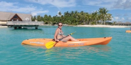 What a terrible spot to paddle! Bora Bora, South Pacific What a terrible spot to paddle! Bora Bora, South Pacific