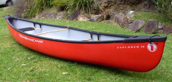 The Mad River Explorer 14TT, perfect for safe family paddling