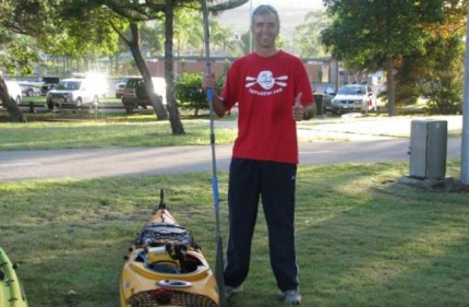 Ned representing Team Fat Paddler at PaddleFest