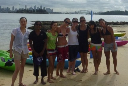 Not a bad view from this beach. Not a bad skyline either - haha!