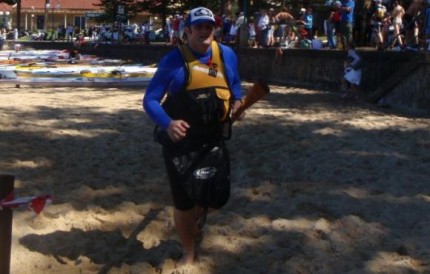 Running in the soft sand... will this event never end??