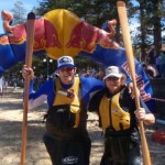 Finishing together in 2hrs 3mins, the Bridge to Beach Greenlander contingent!