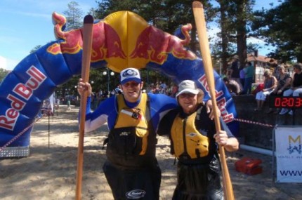 Finishing together in 2hrs 3mins, the Bridge to Beach Greenlander contingent!