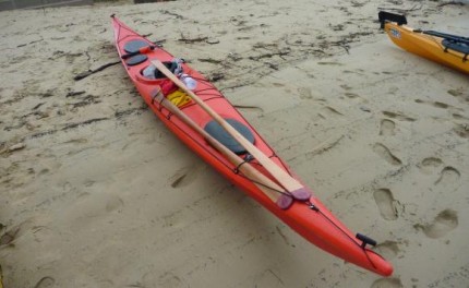 New custom-made high-strength Greenland paddles (thanks Adanac)