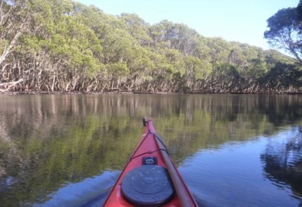 The entrance to Scotts Creek