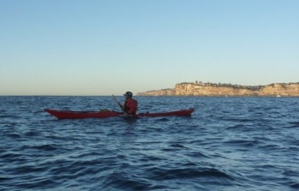 FP with Sydney's cliffs in the background.