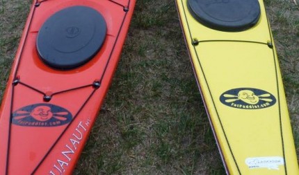 The Team Fat Paddler boats ready to dominate.