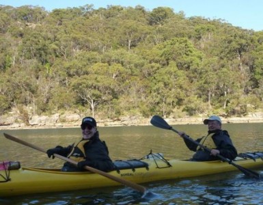 Out the creek and back into the bay