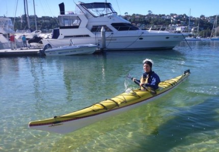 Andie, still paddling around looking for apples!