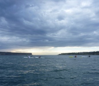 Uh-oh, storm front moving in....