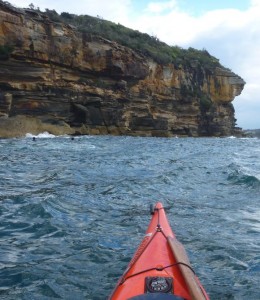 The waters getting choppier along Middle Head