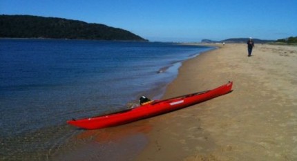 The calm waters of Ettalong Beach. Perfect for kayak launching.