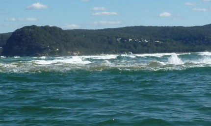 Final shot before paddling into the mess.