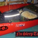 The TFP Canoe rigged for the Classic - shagadelic babee!
