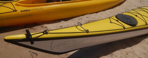 Note the loop on the front of the bow - great for slipping your Greenland paddle into!
