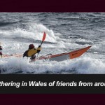 Paddlers gathering in Wales for some stormy paddling fun