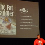 Launch of The Fat Paddler onstage at the Sydney International Boat Show