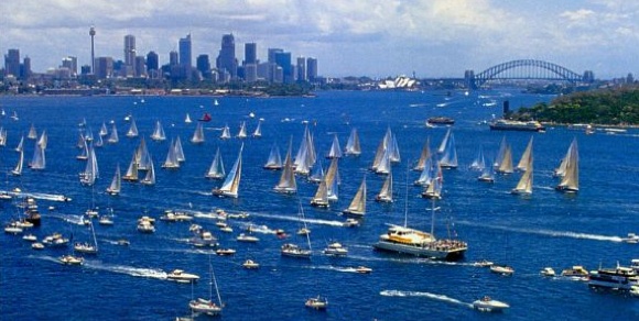 Sydney Harbour comes alive at the start of the Sydney to Hobart Yacht Race