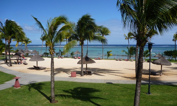 The view from our room at LUX Tamassa, Bel Ombre Mauritius