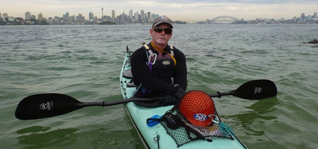 Jason Beachcroft, paddling around Australia