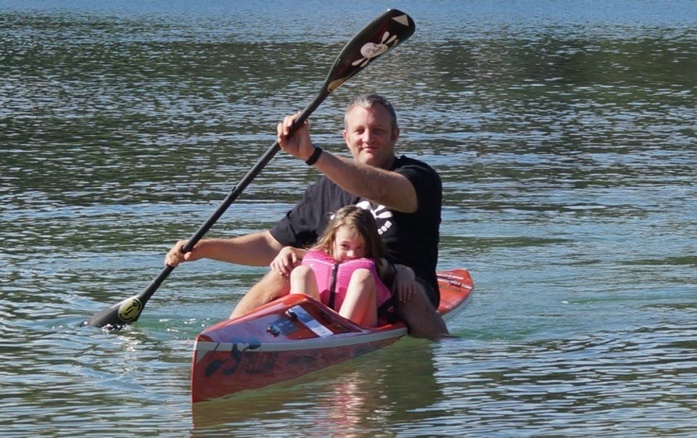 Miss 6 in the steering position on the Stellar SR