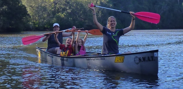 Even outdoor-challenged partners can have some fun in a canoe