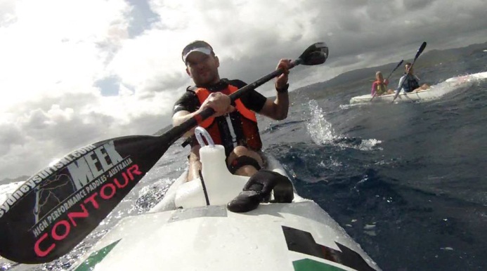 Paddling with legends such as Dean Gardiner, one of the great parts of Mauritius