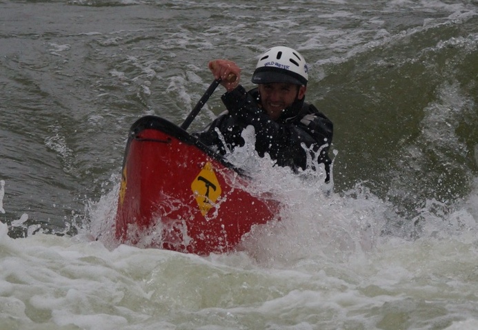 Travis in his Wenonah Recon