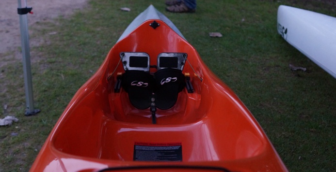 Cockpit view of the Stellar SEI surfski