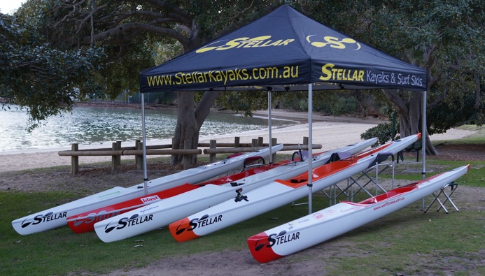 Stellar surfskis on display at Balmoral Beach Sydney