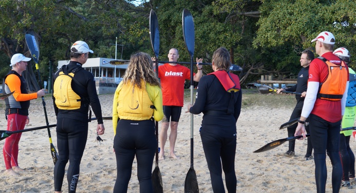 Surfski skills session with Wet Fitness coach Matt O'Garey