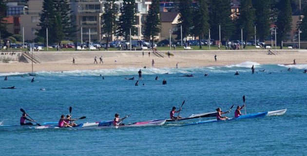 Spec ski paddle squad - Manly Beach