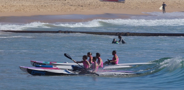 Spec ski paddle squad - Manly Beach