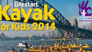 The Lifestart Kayak for Kids 2014 - A Great Paddle on a Great Harbour for a Great Cause