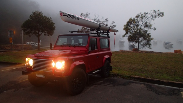 Paddling and lost in the fog