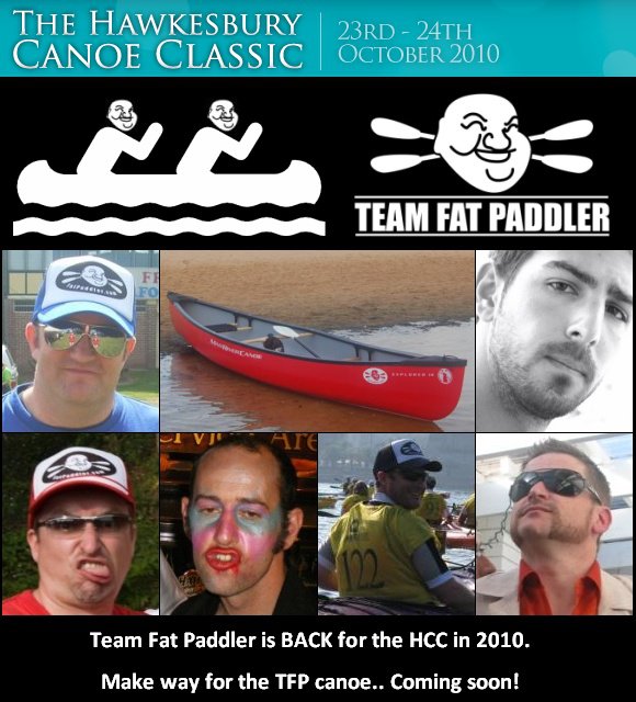 The motley crew of Team Fat Paddler for this year's Classic