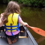 Lastly, a little paddling lesson for Miss4. With her Badger Paddle in hand, she quickly learnt how to paddle the canoe forward down the river. Well done sweety.