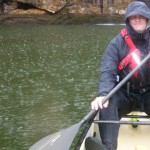 A wet but happy Fat Paddler - any paddle is a good paddle!