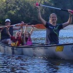 Even outdoor-challenged partners can have some fun in a canoe